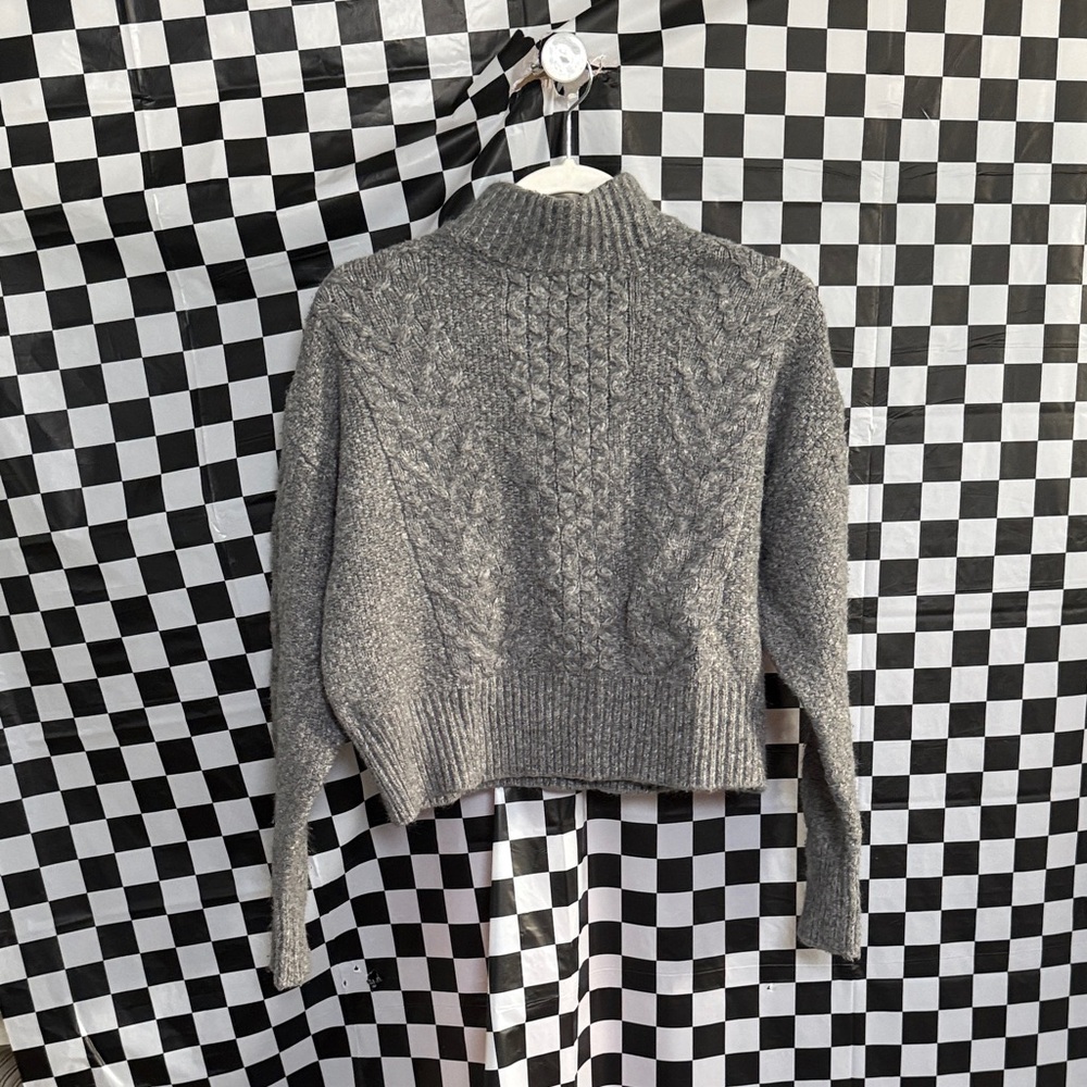 Arizona Jean Company Gray Women's Turtleneck Sweater